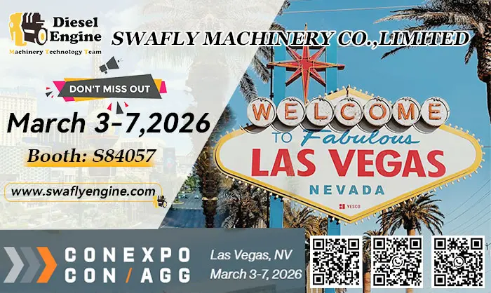 Invitation to SWAFLY MACHINERY at CONEXPO-CON/AGG 2026 (Las Vegas)
